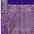 Purple jacquard silk saree zari woven border designer wedding saree with blouse set
