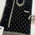 Black color wedding wear faux georgette pakistani salwar suit