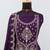 Purple color party wear rangoli silk embroidery work salwar suit