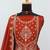 Orange color party wear rangoli silk embroidery work salwar suit