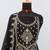 Black color party wear rangoli silk embroidery work salwar suit