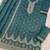 Teal color gold crush party wear salwar suit