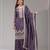 Lavender color gold crush party wear salwar suit