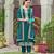 Teal color wedding wear faux georgette pakistani salwar suit