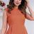 peach rayon lace work anarkali co-ord set for women