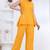 mustard rayon lace work anarkali co-ord set for women