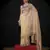 Chiku color kanjivaram pure silk blend zircon border saree