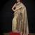 Mouse color kanjivaram pure silk zircon border saree