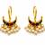 Noor arc enamel pearl ear cuffs