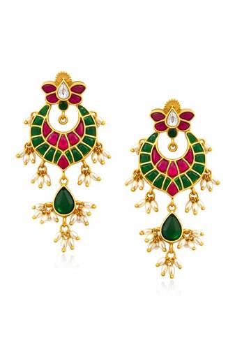 Noor royale kundan drop earrings