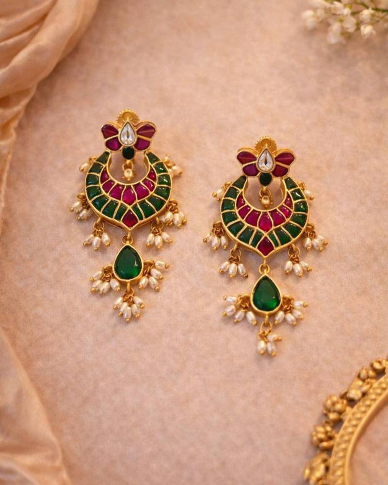 Noor royale kundan drop earrings