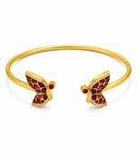 Ruby wing free size cuff bracelet