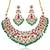 Zarmina polki emerald bridal choker set
