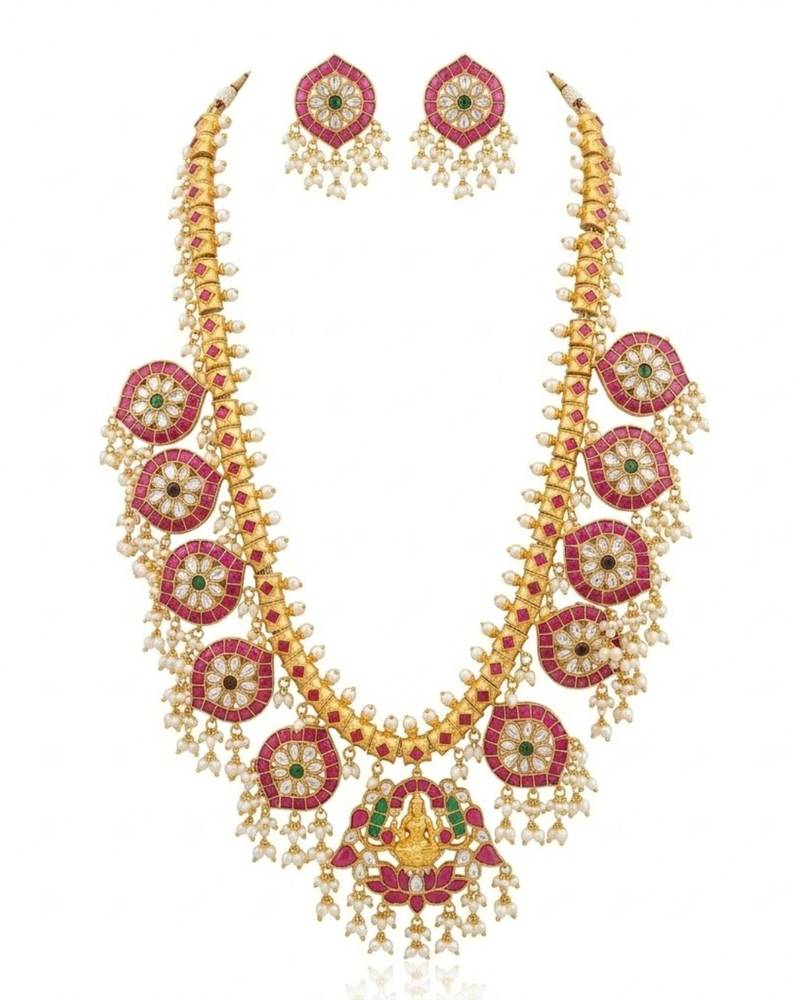 Padmavalli lakshmi bridal haar set