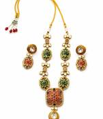 Rang mahal kundan necklace set