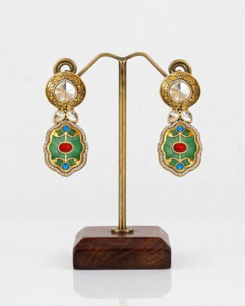 Rang mahal kundan choker necklace set