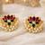 Padma royale kundan pearl stud earrings
