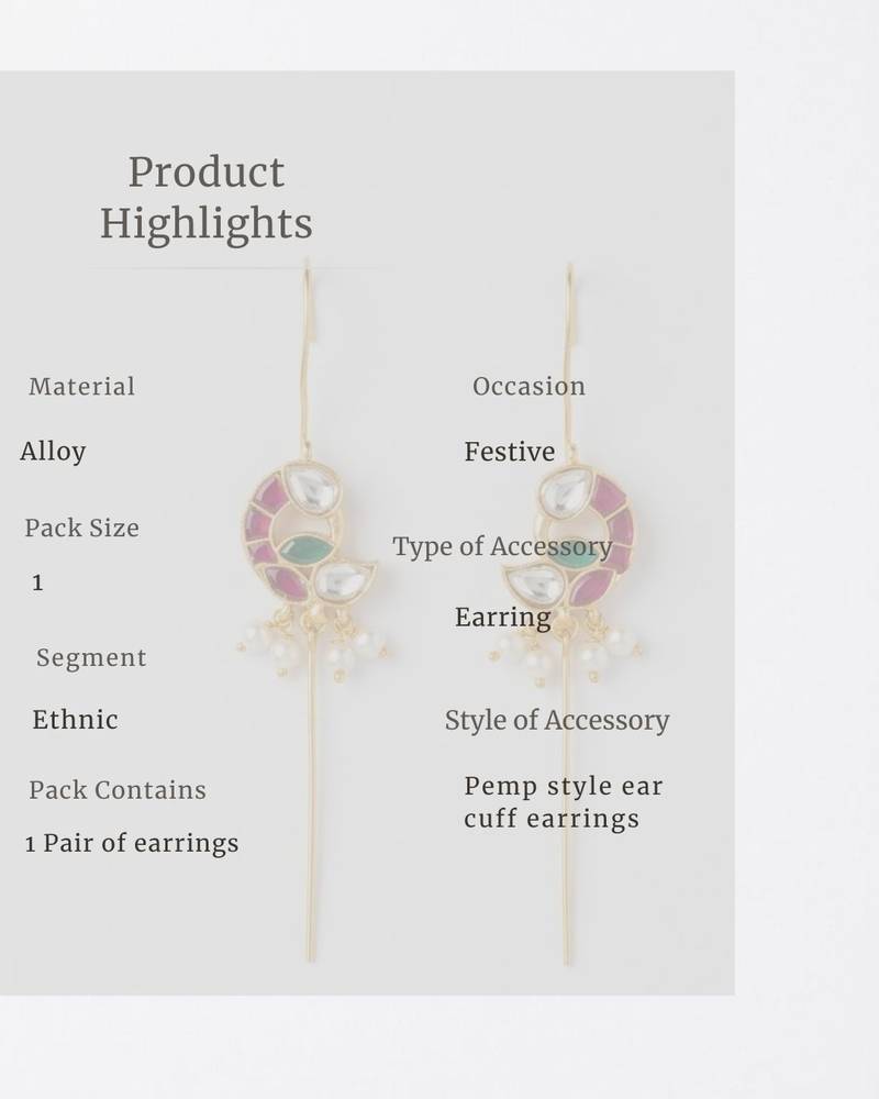 Mayura mini bird ear cuff