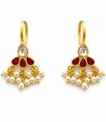 Noor mini kundan pearl ear cuffs