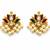 Padma kundan pearl stud earrings