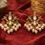 Padma kundan pearl stud earrings