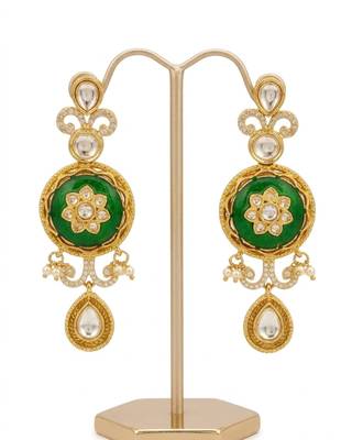 Rang Noor Heavy Multicoloured Bridal Set | 18K Gold Plated Festive & Wedding Statement Jewellery 4