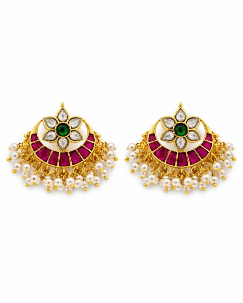 Padma noor kundan stud earrings