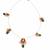 Padma noor mini kundan pearl wire necklace