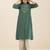 premium sea green viscose blend ethnic kurta for women