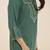 premium sea green viscose blend ethnic kurta for women