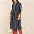 women’s grey viscose blend straight fit kurta for casual wear