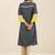 women’s black straight cut viscose rayon kurta