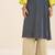 women’s black straight cut viscose rayon kurta