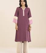 women’s wine straight cut viscose rayon kurta