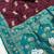Dark Maroon Color Dual Zari Weaving Silk Saree