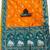 Orange Color Dual Zari Weaving Silk Saree