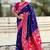 Purple Color Dual Zari Weaving Silk Saree
