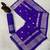 Purple Color Zari Woven Work Silk Saree