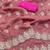 Light Pink Color embroidery and multi Thread work Silk Saree
