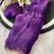 Purple fendy chiffon serosky work party wear designer saree
