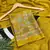 Yellow shimmer silk designer functional wear saree