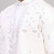 off white embroidered cotton silk kurta patiala set