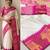 White mercerised cotton silk traditional wear saree