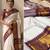 White mercerised cotton silk traditional wear saree