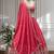 Pink Color  Sequins and Codding Embroidery Work  Silk Lehenga Choli Set
