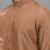 men’s brown embroidered silk kurta patiala set