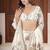 White  Color  Sequins and Zari Embroidery Work  Silk Lehenga Choli Set