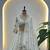 White  Color  Sequins and Zari Embroidery Work  Silk Lehenga Choli Set
