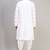 men’s off white silk embroidered kurta with patiala set