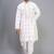 men’s off white silk embroidered kurta with patiala set